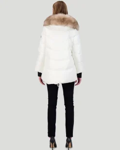 APRES-SKI JACKET WITH DETACHABLE TOSCANA LAMB HOOD TRIM