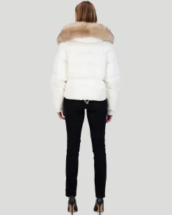 APRES-SKI JACKET WITH DETACHABLE TOSCANA LAMB HOOD TRIM