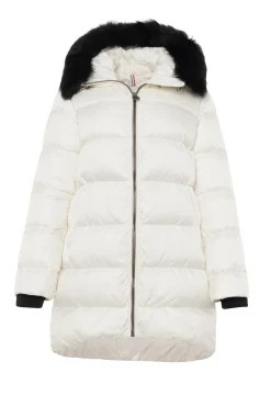 APRES-SKI JACKET WITH DETACHABLE TOSCANA SHEARLING LAMB HOOD TRIM