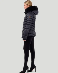 Après-Ski Jacket With Detachable Toscana Shearling Lamb Hood Trim