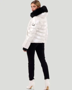 Après-Ski Jacket With Detachable Toscana Shearling Lamb Hood Trim