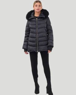 Après-Ski Jacket With Detachable Toscana Shearling Lamb Hood Trim
