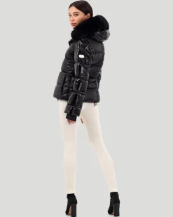 Après-Ski Jacket With Detachable Toscana Shearling Lamb Hood Trim