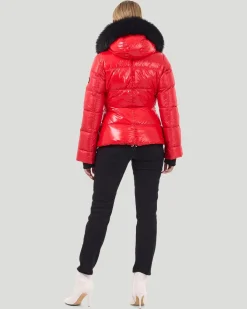Après-Ski Jacket With Detachable Toscana Shearling Lamb Hood Trim