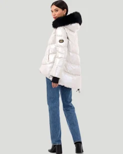 Après-Ski Jacket With Detachable Toscana Shearling Lamb Hood Trim