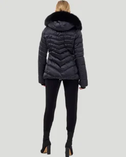 Après-Ski Jacket With Detachable Toscana Shearling Lamb Hood Trim