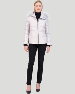 Après-Ski Jacket With Detachable Toscana Shearling Lamb Hood Trim