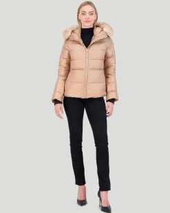 Après-Ski Jacket With Detachable Toscana Shearling Lamb Hood Trim
