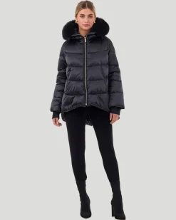 Après-Ski Jacket With Detachable Toscana Shearling Lamb Hood Trim