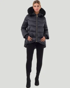 Après-Ski Jacket With Detachable Toscana Shearling Lamb Hood Trim
