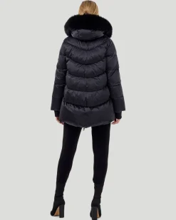 Après-Ski Jacket With Detachable Toscana Shearling Lamb Hood Trim