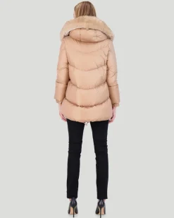 Après-Ski Jacket With Detachable Toscana Shearling Lamb Hood Trim