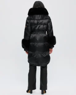 Après-Ski Jacket With Detachable Toscana Shearling Lamb Hood Trim & Toscana Shearling Lamb Cuffs