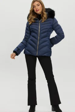 Après-Ski Jacket With Detachable Toscana Shearling Lamb Hood Trim