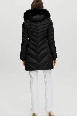 Après-Ski Jacket With Detachable Toscana Shearling Lamb Hood Trim
