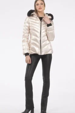 Après-Ski Jacket With Detachable Toscana Shearling Lamb Hood Trim