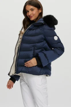 Après-Ski Jacket With Detachable Toscana Shearling Lamb Hood Trim