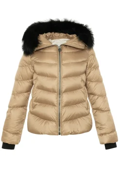 Après-Ski Jacket With Detachable Toscana Shearling Lamb Hood Trim
