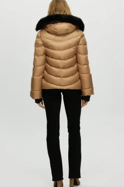 Après-Ski Jacket With Detachable Toscana Shearling Lamb Hood Trim