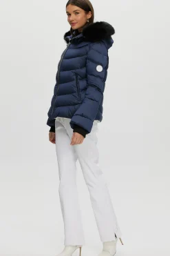 Après-Ski Jacket With Detachable Toscana Shearling Lamb Hood Trim