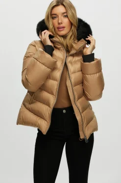 Après-Ski Jacket With Detachable Toscana Shearling Lamb Hood Trim