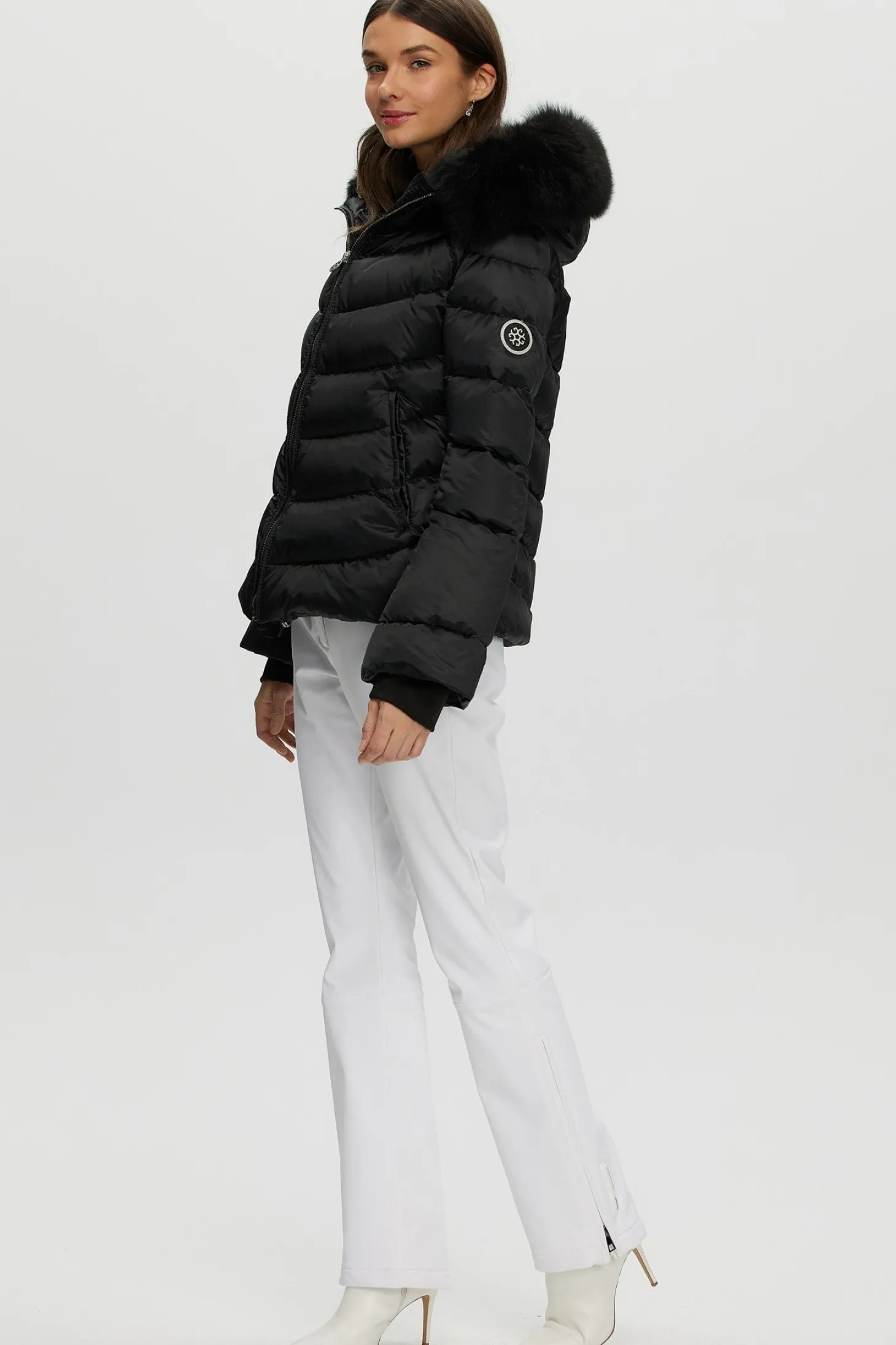 Après-Ski Jacket With Detachable Toscana Shearling Lamb Hood Trim
