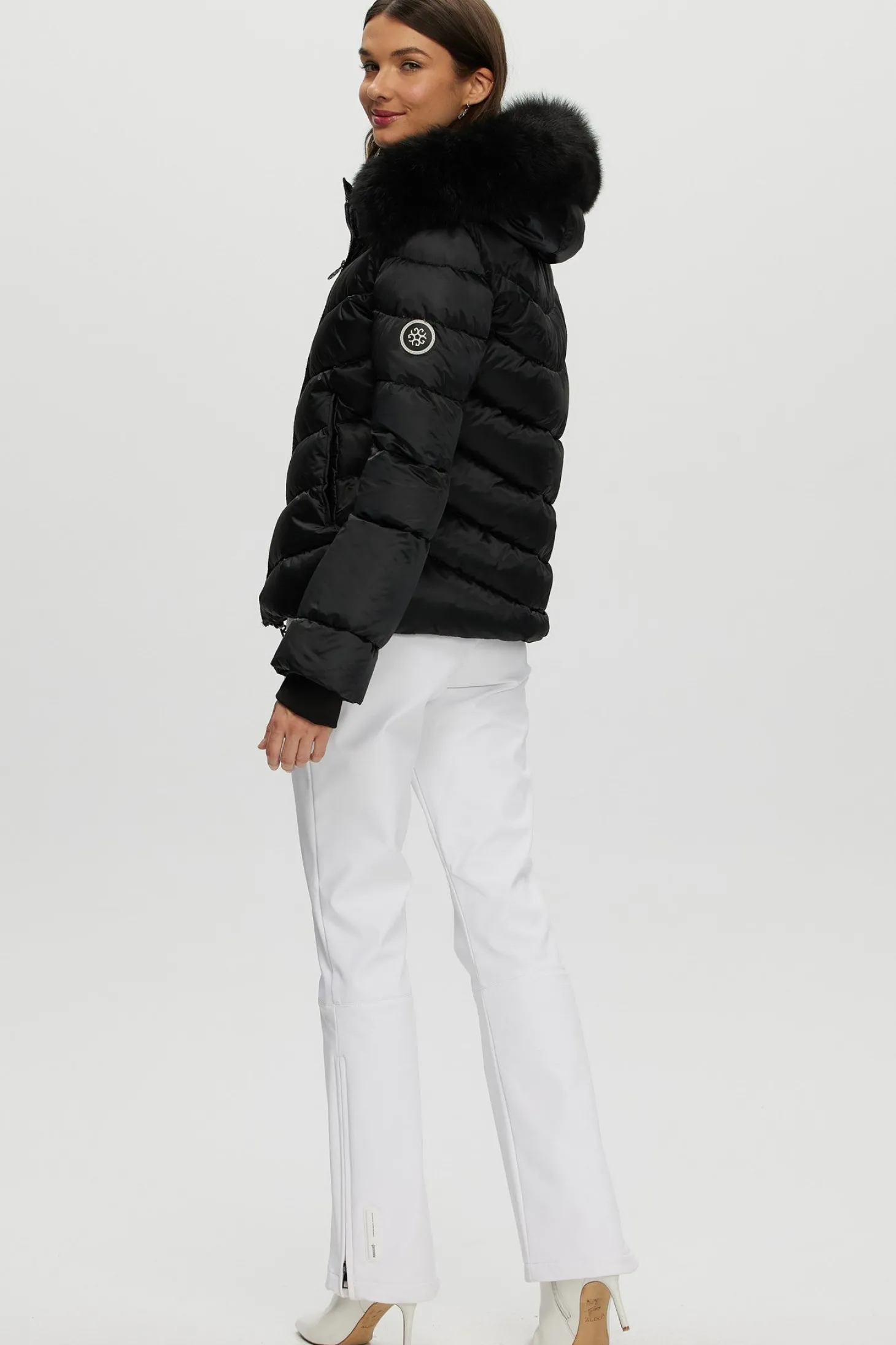 Après-Ski Jacket With Detachable Toscana Shearling Lamb Hood Trim