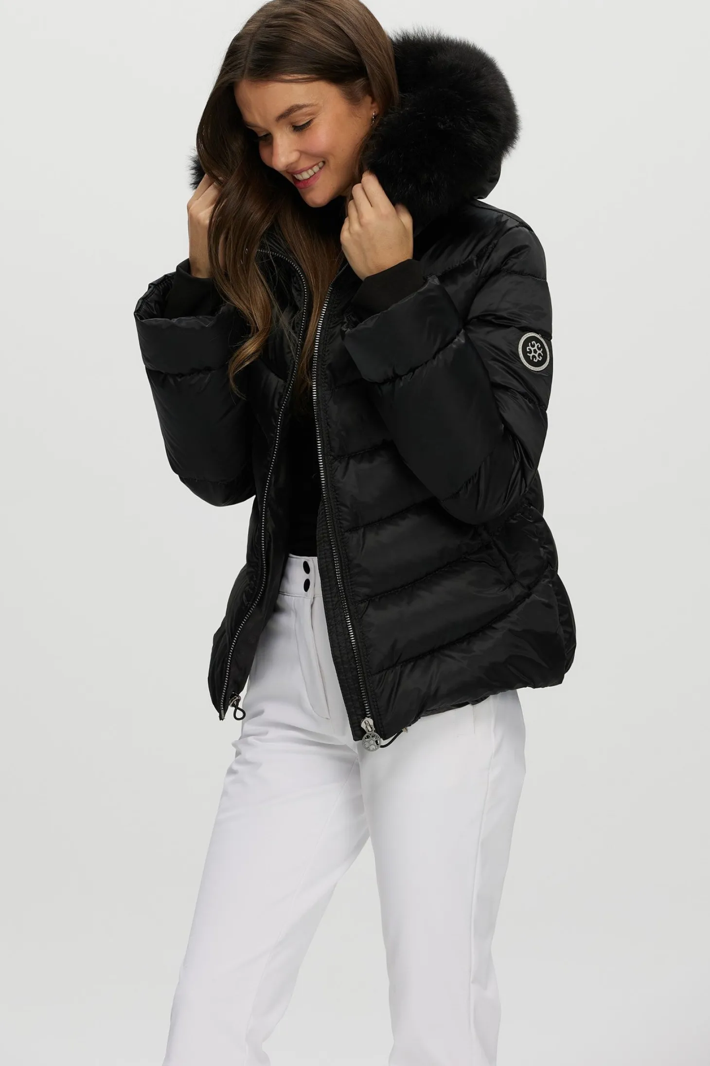 Après-Ski Jacket With Detachable Toscana Shearling Lamb Hood Trim