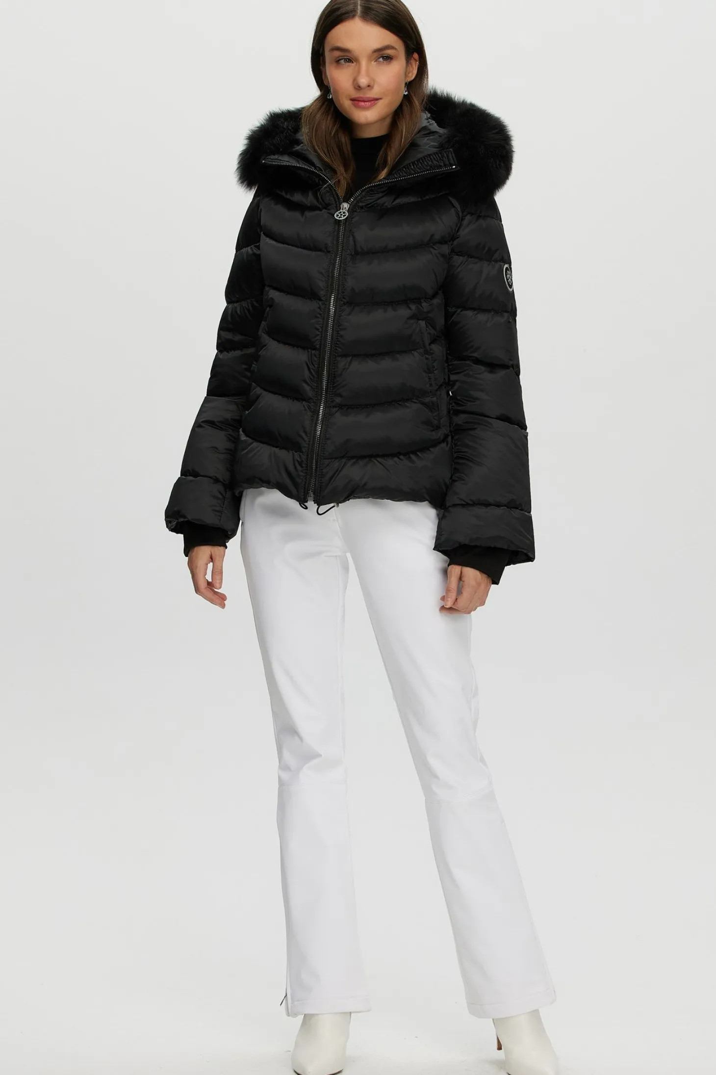 Après-Ski Jacket With Detachable Toscana Shearling Lamb Hood Trim