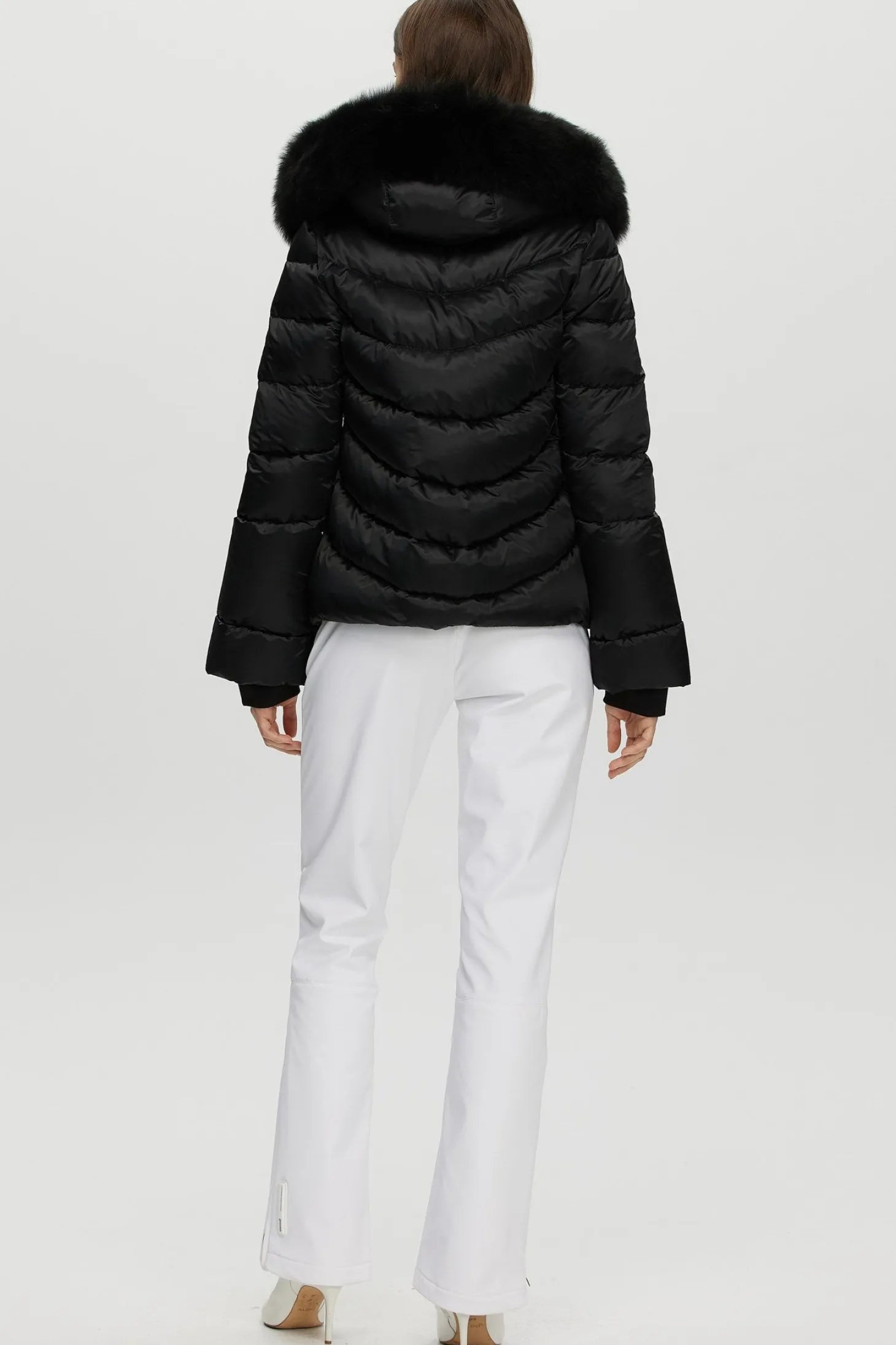 Après-Ski Jacket With Detachable Toscana Shearling Lamb Hood Trim