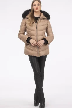 Après-Ski Jacket With Detachable Toscana Shearling Lamb Hood Trim