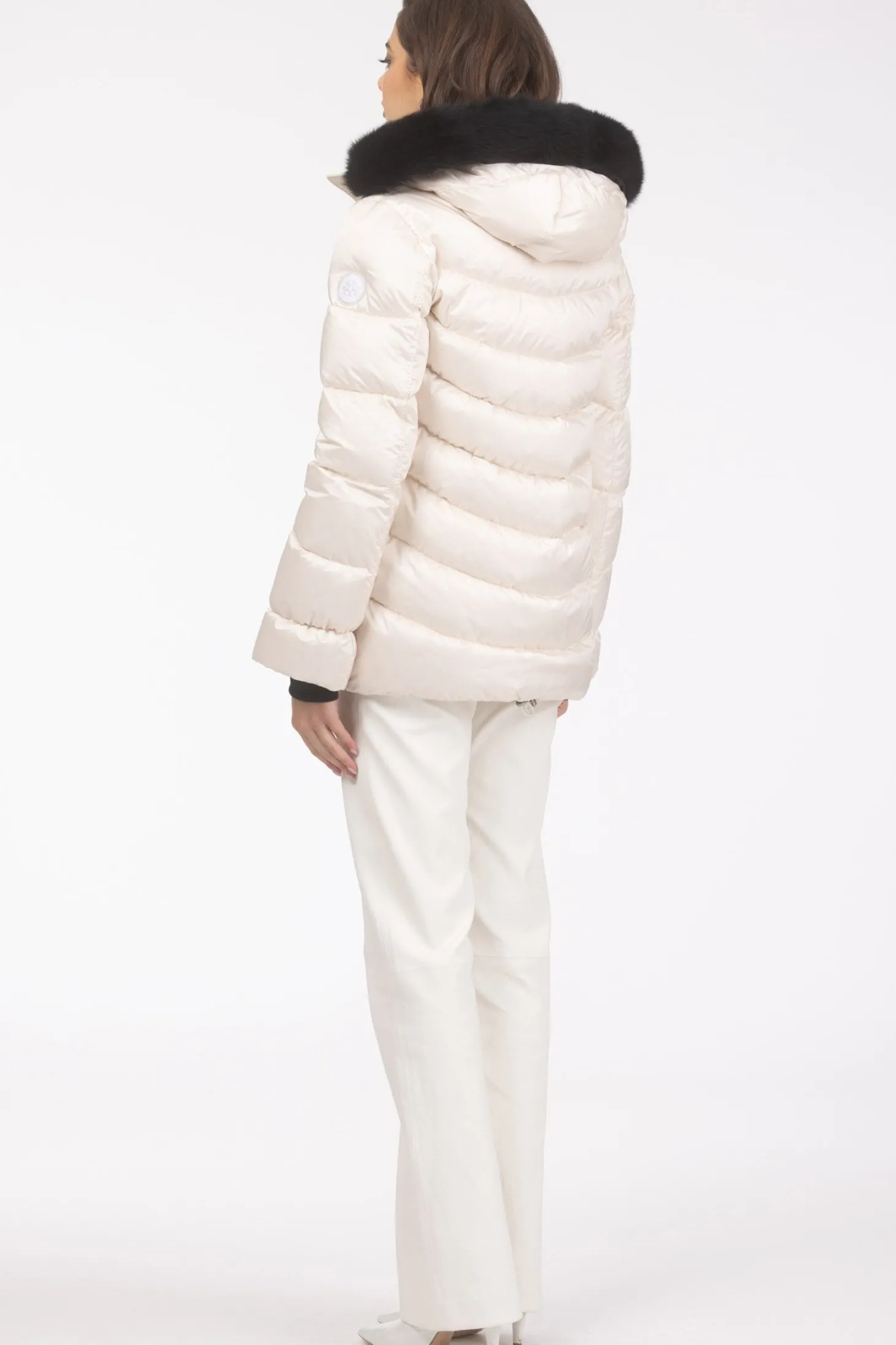 Après-Ski Jacket With Detachable Toscana Shearling Lamb Hood Trim