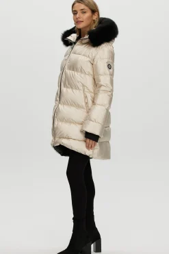 Après-Ski Jacket With Detachable Toscana Shearling Lamb Hood Trim