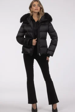 Après-Ski Jacket With Detachable Toscana Shearling Lamb Hood Trim