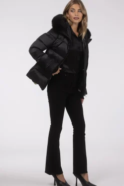 Après-Ski Jacket With Detachable Toscana Shearling Lamb Hood Trim