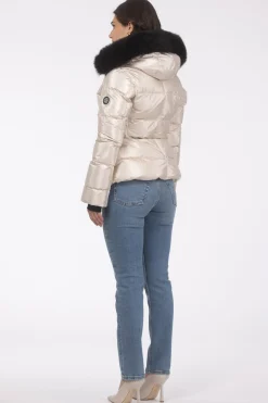 Après-Ski Jacket With Detachable Toscana Shearling Lamb Hood Trim