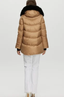 Après-Ski Jacket With Detachable Toscana Shearling Lamb Hood Trim