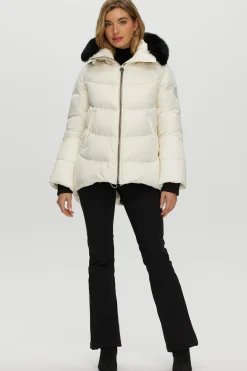 Après-Ski Jacket With Detachable Toscana Shearling Lamb Hood Trim