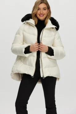 Après-Ski Jacket With Detachable Toscana Shearling Lamb Hood Trim