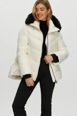 Après-Ski Jacket With Detachable Toscana Shearling Lamb Hood Trim