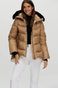 Après-Ski Jacket With Detachable Toscana Shearling Lamb Hood Trim