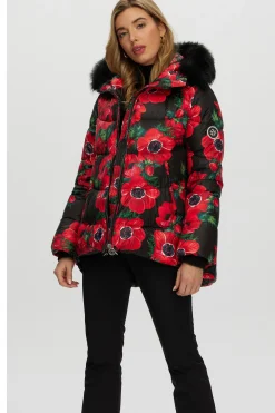 Après-Ski Jacket With Detachable Toscana Shearling Lamb Hood Trim