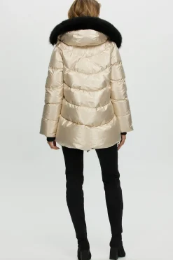 Après-Ski Jacket With Detachable Toscana Shearling Lamb Hood Trim