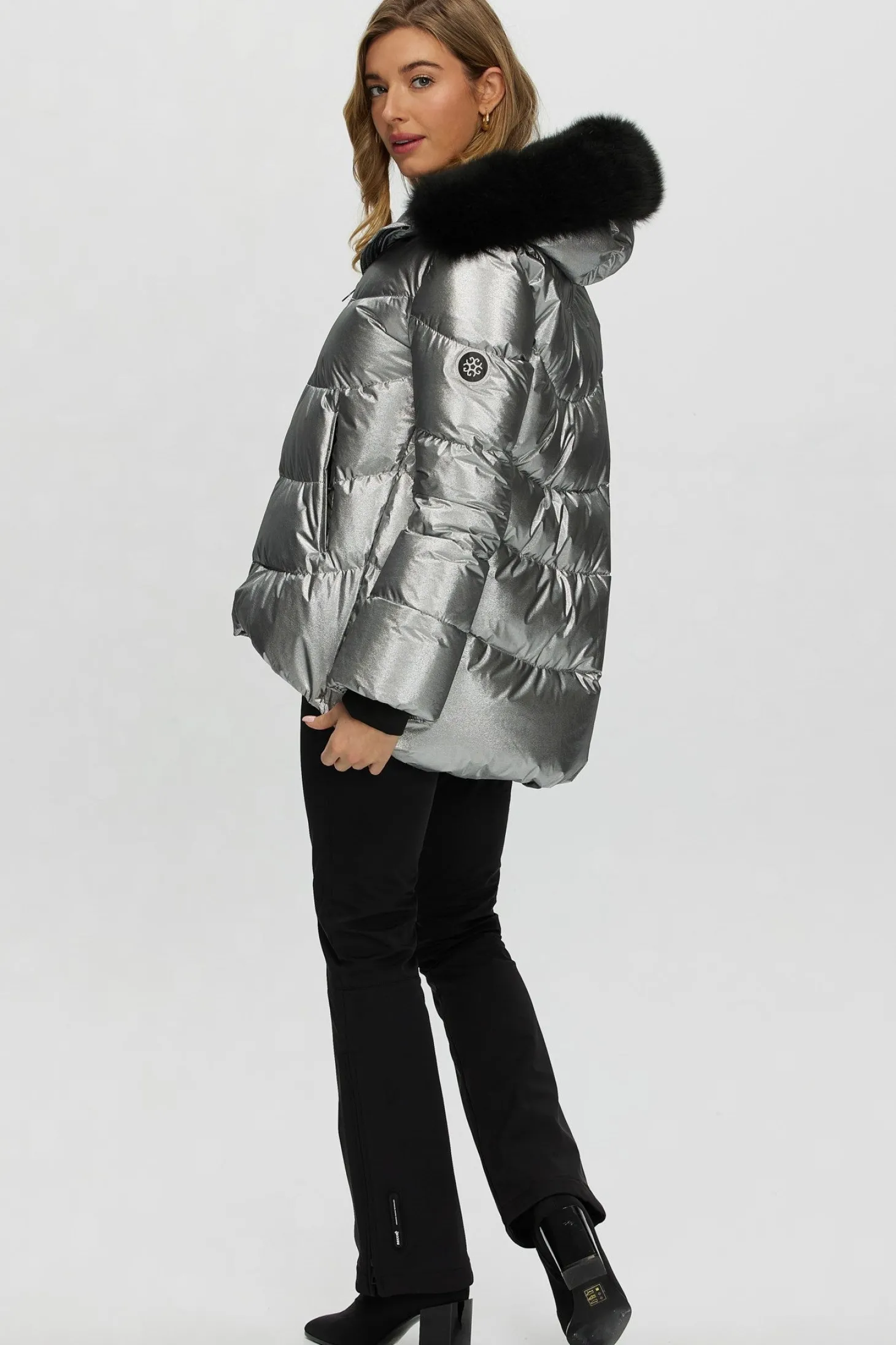 Après-Ski Jacket With Detachable Toscana Shearling Lamb Hood Trim