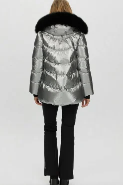 Après-Ski Jacket With Detachable Toscana Shearling Lamb Hood Trim