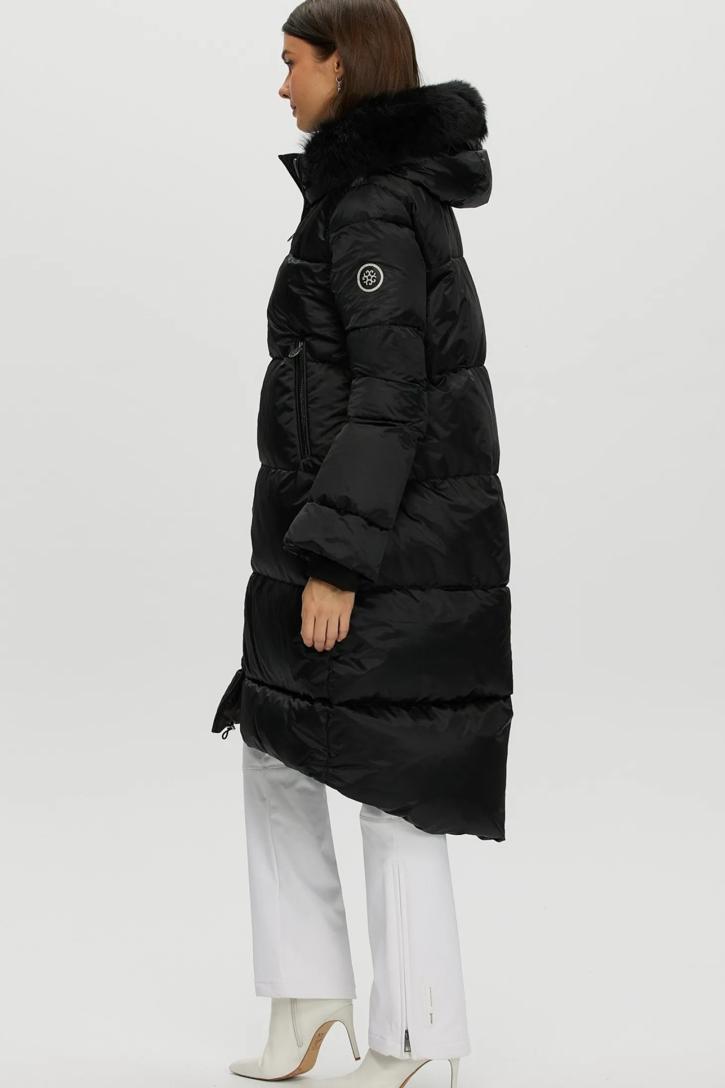 Après-Ski Jacket With Detachable Toscana Shearling Lamb Hood Trim