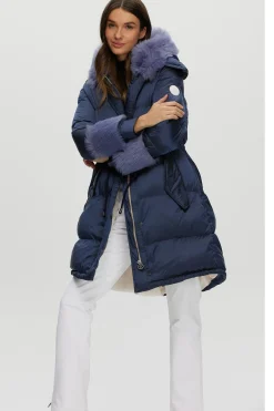 Après-Ski Jacket With Detachable Toscana Shearling Lamb Hood Trim & Toscana Shearling Lamb Cuffs