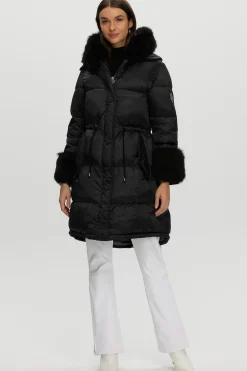 Après-Ski Jacket With Detachable Toscana Shearling Lamb Hood Trim & Toscana Shearling Lamb Cuffs