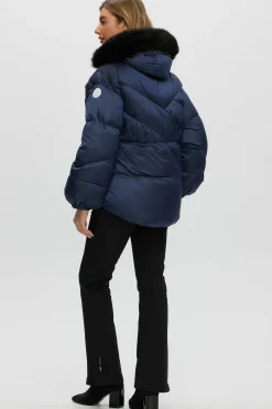 Après-Ski Jacket With Detachable Toscana Shearling Lamb Hood Trim
