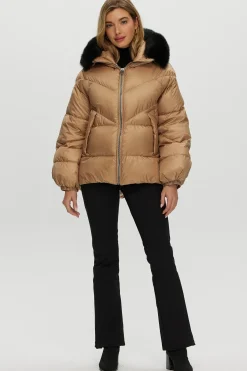 Après-Ski Jacket With Detachable Toscana Shearling Lamb Hood Trim